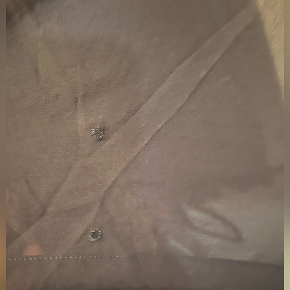 Sheer navy top with lace embroidery - Picture 7 of 7